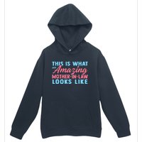 Funny Mother In Law From Daughter Mother's Day Wo Gift Urban Pullover Hoodie