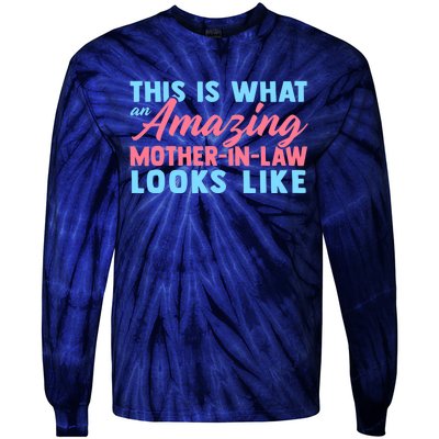 Funny Mother In Law From Daughter Mother's Day Wo Gift Tie-Dye Long Sleeve Shirt