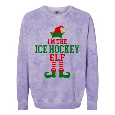 Family Matching IM Ice Hockey Elf Christmas Meaningful Gift Colorblast Crewneck Sweatshirt