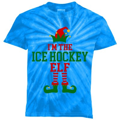 Family Matching IM Ice Hockey Elf Christmas Meaningful Gift Kids Tie-Dye T-Shirt