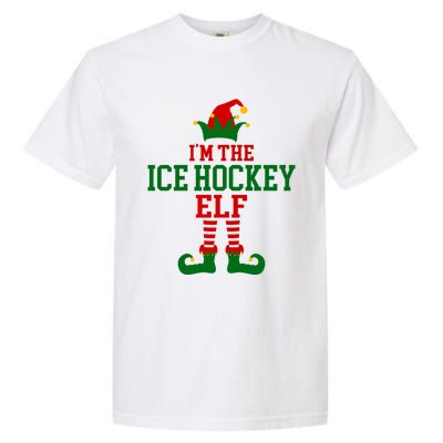 Family Matching IM Ice Hockey Elf Christmas Meaningful Gift Garment-Dyed Heavyweight T-Shirt