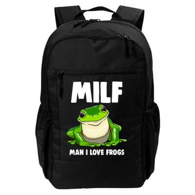Funny Man I Love Frogs Tee Shirts Frog Love Daily Commute Backpack