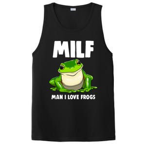 Funny Man I Love Frogs Tee Shirts Frog Love PosiCharge Competitor Tank