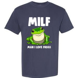 Funny Man I Love Frogs Tee Shirts Frog Love Garment-Dyed Heavyweight T-Shirt