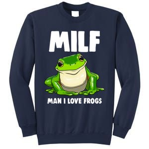 Funny Man I Love Frogs Tee Shirts Frog Love Sweatshirt