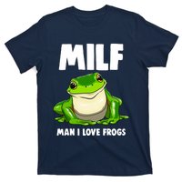 Funny Man I Love Frogs Tee Shirts Frog Love T-Shirt