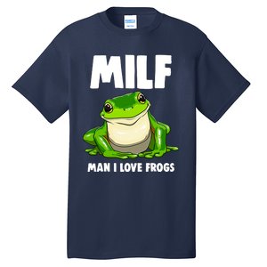 Funny Man I Love Frogs Tee Shirts Frog Love Tall T-Shirt