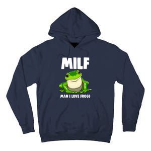 Funny Man I Love Frogs Tee Shirts Frog Love Tall Hoodie