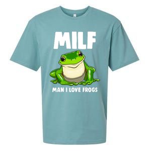 Funny Man I Love Frogs Tee Shirts Frog Love Sueded Cloud Jersey T-Shirt