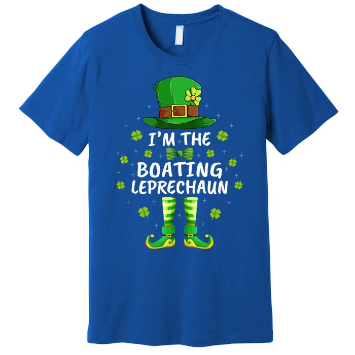 Family Matching I'm The Boating Leprechaun St Patrick's Day Gift Premium T-Shirt