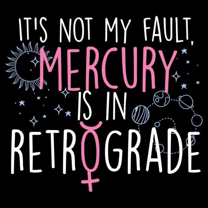 Funny Mercury In Retrograde Astrology Cute Gift Sustainable Bucket Hat