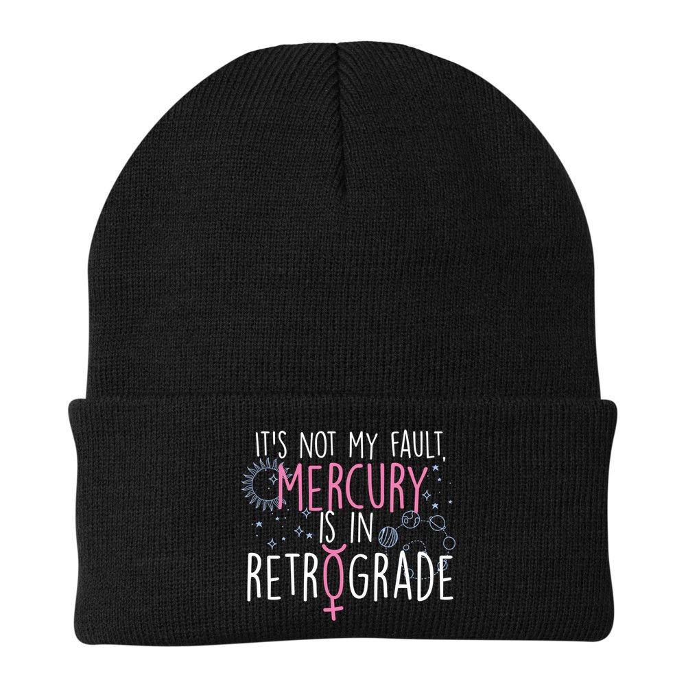 Funny Mercury In Retrograde Astrology Cute Gift Beanie