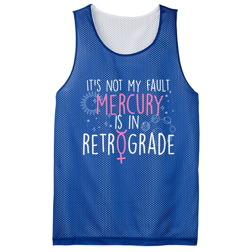 Funny Mercury In Retrograde Astrology Cute Gift Mesh Reversible Basketball Jersey Tank