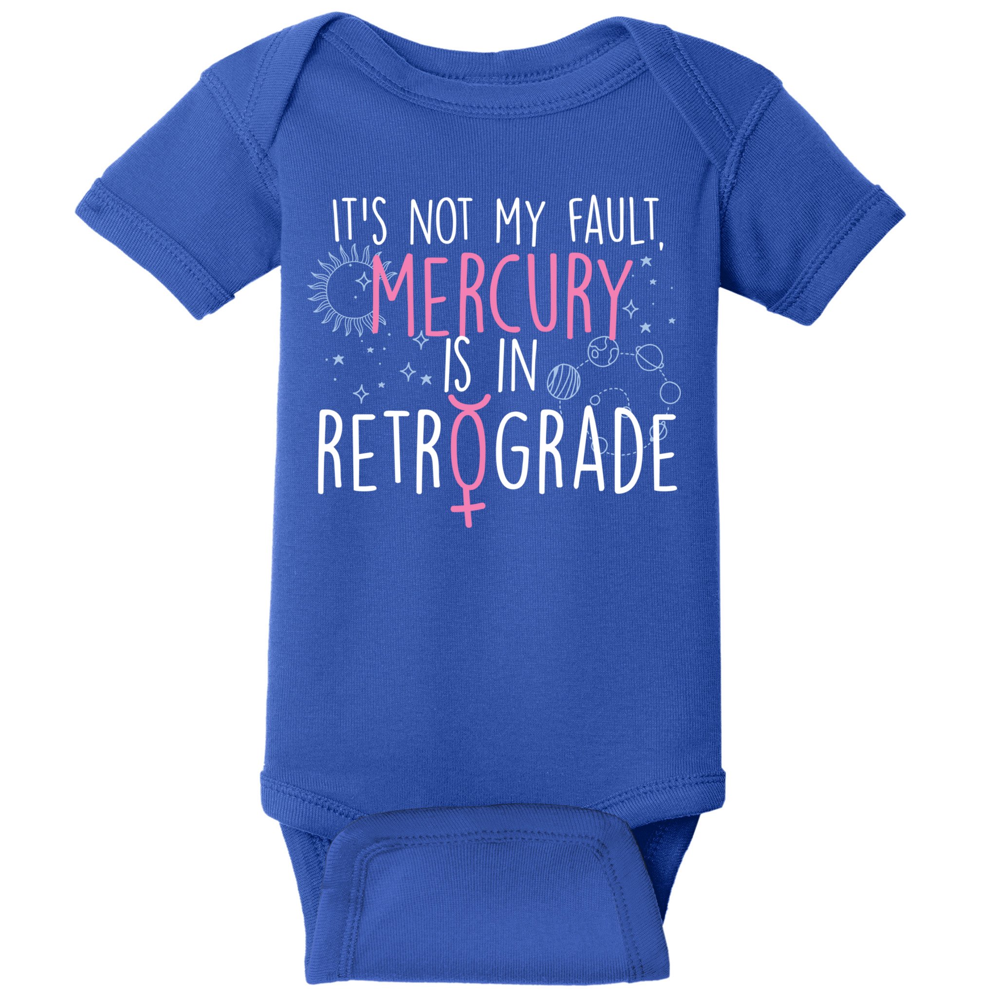 Funny Mercury In Retrograde Astrology Cute Gift Baby Bodysuit