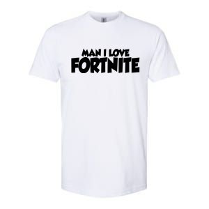 Funny Man I Love Fortnite Softstyle CVC T-Shirt