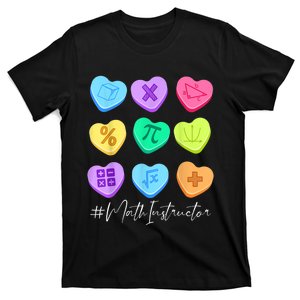 Funny Math Instructor Valentine's Day & Pi Math Teacher T-Shirt