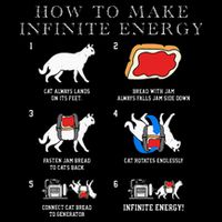 Funny Math Infinite Energy Cat And Mechanical Engineering Impact Tech Backpack