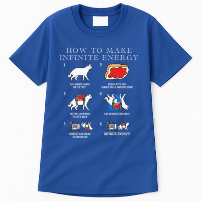 Funny Math Infinite Energy Cat And Mechanical Engineering Tall T-Shirt