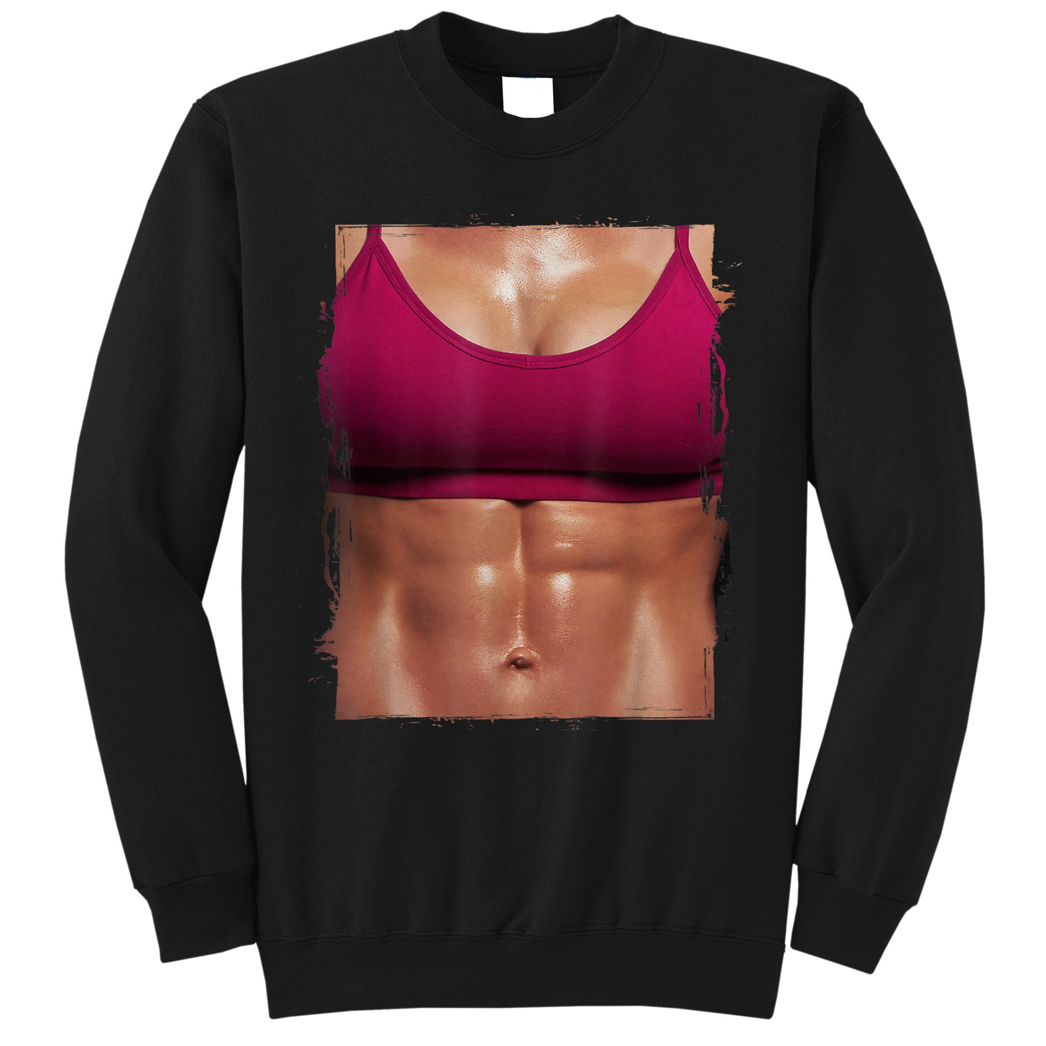 Fake Muscle I Woman Fitness Dream Woman Fitness Women Body Sweatshirt