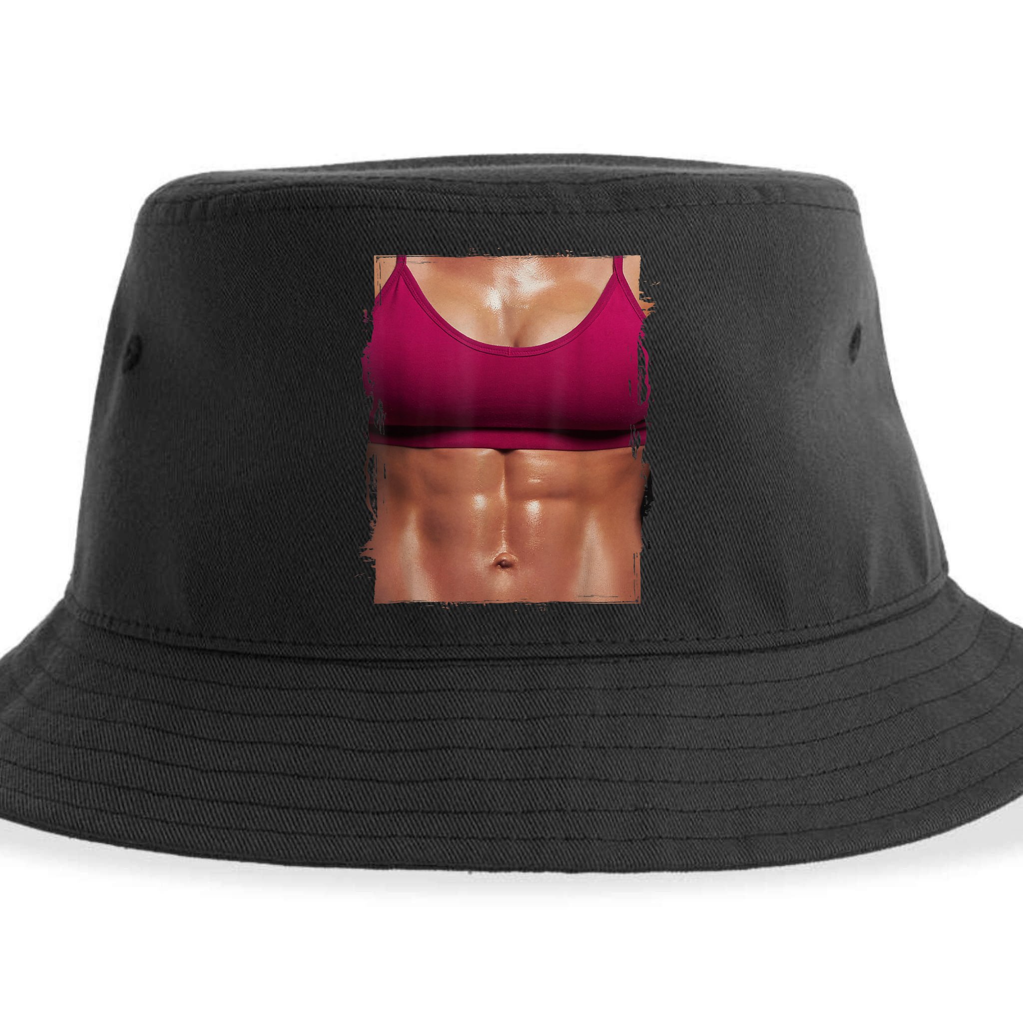 Fake Muscle I Woman Fitness Dream Woman Fitness Women Body Sustainable Bucket Hat
