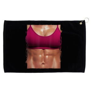 Fake Muscle I Woman Fitness Dream Woman Fitness Women Body Grommeted Golf Towel