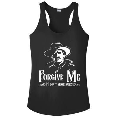 Forgive Me If I DonT Shake Hand Ladies PosiCharge Competitor Racerback Tank
