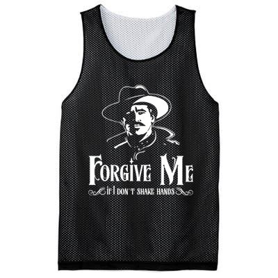 Forgive Me If I DonT Shake Hand Mesh Reversible Basketball Jersey Tank