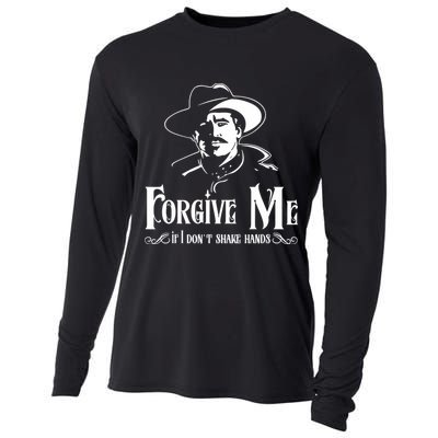 Forgive Me If I DonT Shake Hand Cooling Performance Long Sleeve Crew