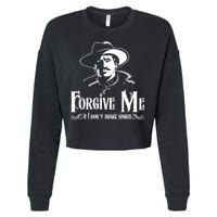 Forgive Me If I DonT Shake Hand Cropped Pullover Crew