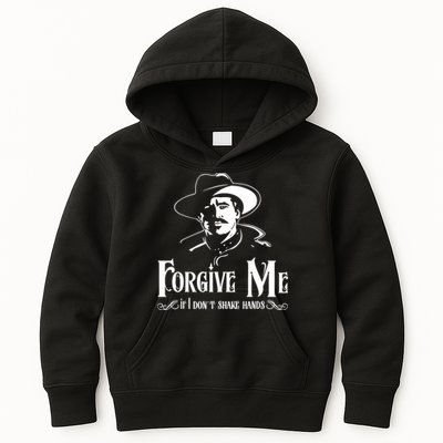 Forgive Me If I DonT Shake Hand Kids Hoodie
