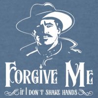 Forgive Me If I DonT Shake Hand Garment-Dyed Sweatshirt