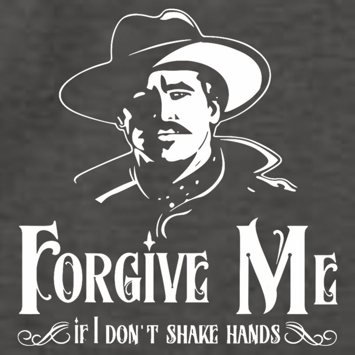 Forgive Me If I DonT Shake Hand Vector Backpack