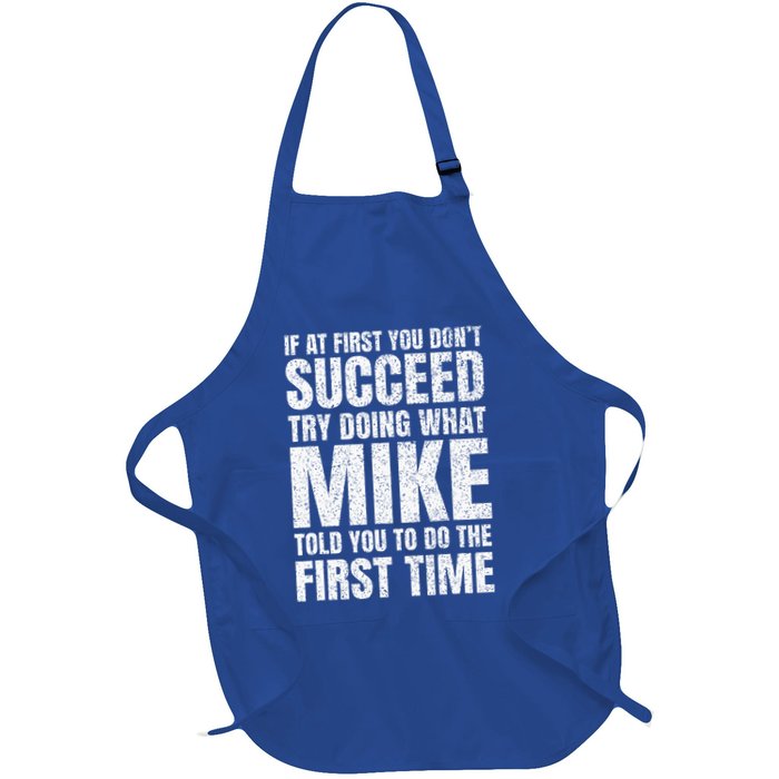 Fun Mike If At First You DonT Succeed Try What Doing Full-Length Apron With Pockets