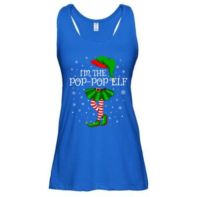 Family Matching IM The Poppop Elf Christmas Gift Ladies Essential Flowy Tank