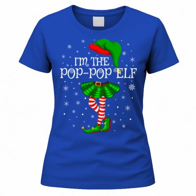 Family Matching IM The Poppop Elf Christmas Gift Women's T-Shirt