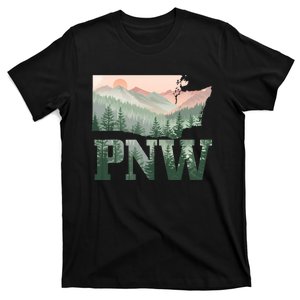 Funny Mountains Idaho Oregon Washington Gift Pnw Pacific Northwest T-Shirt