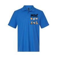 Funny Milf I Love Felines Cats Gift Softstyle Adult Sport Polo