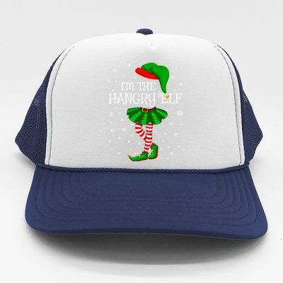 Family Matching Im The Hangry Elf Christmas Cool Gift Trucker Hat