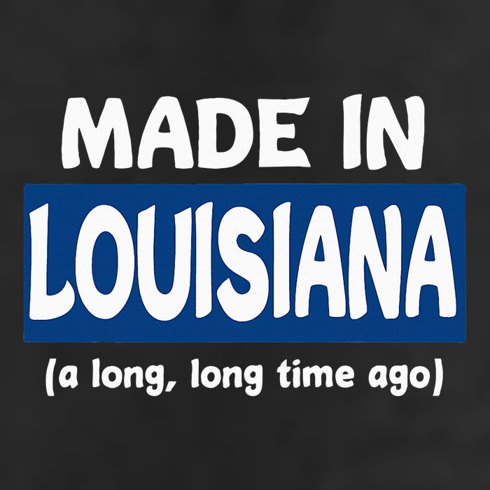 Funny Made In Louisiana A Long Long Time Ago 7 Panel Mesh Trucker Snapback Hat