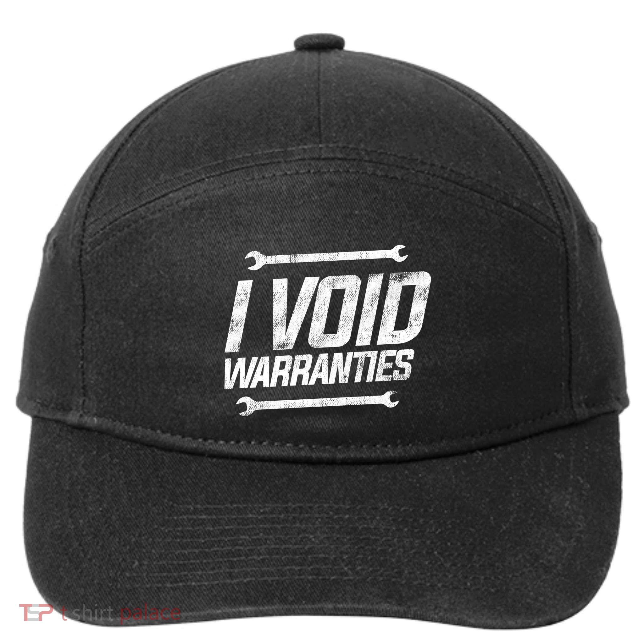 Funny Mechanics I Void Warranties Wrench Garage Gift 7-Panel Snapback Hat
