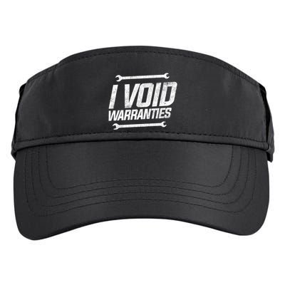 Funny Mechanics I Void Warranties Wrench Garage Gift Adult Drive Performance Visor
