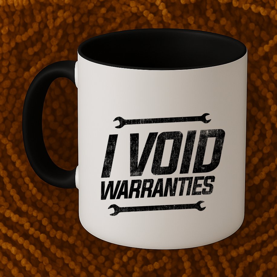 Funny Mechanics I Void Warranties Wrench Garage Gift Mug