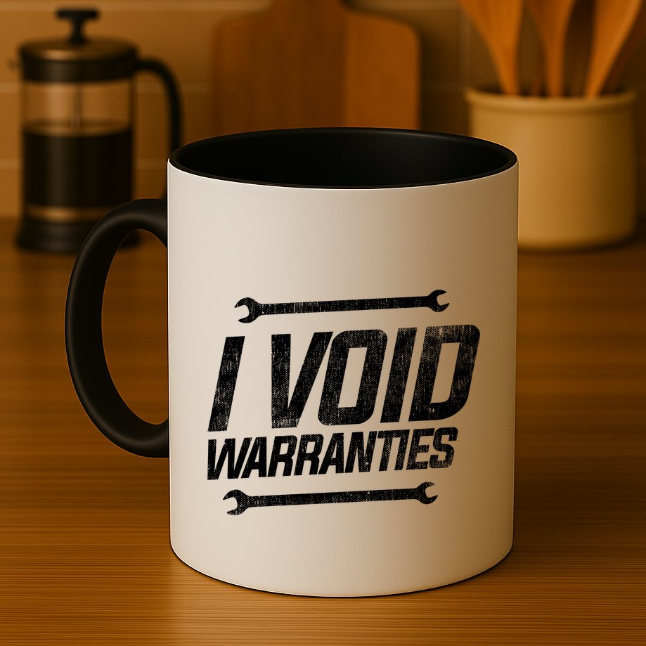 Funny Mechanics I Void Warranties Wrench Garage Gift Mug