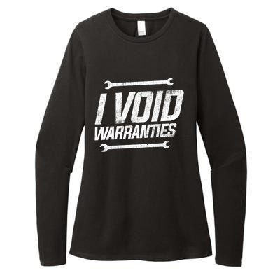 Funny Mechanics I Void Warranties Wrench Garage Gift Womens CVC Long Sleeve Shirt