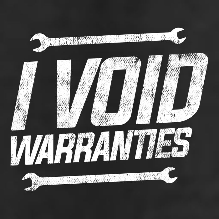 Funny Mechanics I Void Warranties Wrench Garage Gift Golf Towel