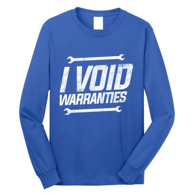 Funny Mechanics I Void Warranties Wrench Garage Gift Long Sleeve Shirt