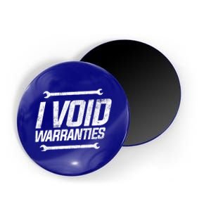 Funny Mechanics I Void Warranties Wrench Garage Gift Magnet