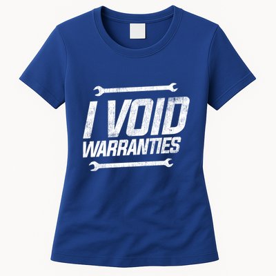 Funny Mechanics I Void Warranties Wrench Garage Gift Womens T-Shirt