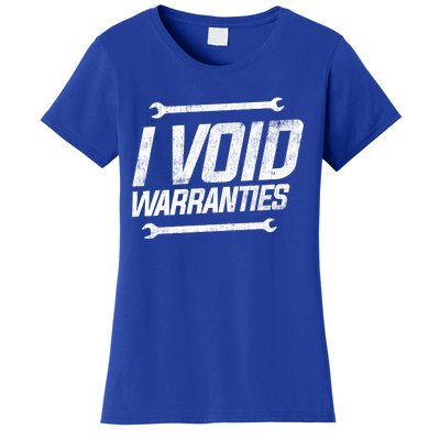 Funny Mechanics I Void Warranties Wrench Garage Gift Women's T-Shirt