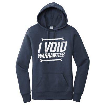 Funny Mechanics I Void Warranties Wrench Garage Gift Women's Pullover Hoodie